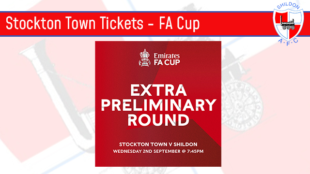 Application for Stockton Town tickets in the FA Cup