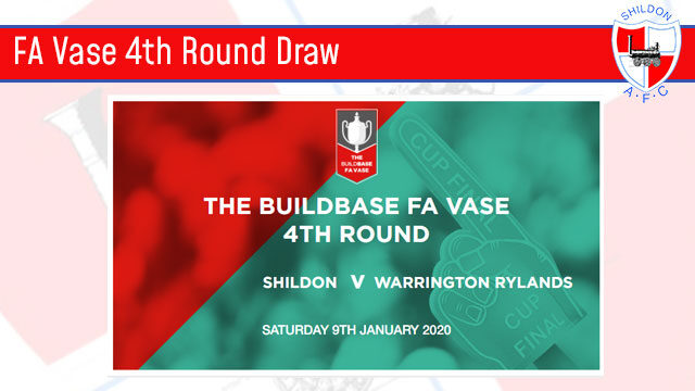 FA Vase – 4th Round Draw – Shildon AFC